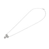 TIFFANY&Co. ティファニー ペーパーフラワー ダイヤ レディース Pt950プラチナ ネックレス Aランク 中古 銀蔵