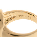 CARTIER カルティエ ベニュアール トルマリン #52 15号 レディース K18イエローゴールド YG リング・指輪 Aランク 中古 銀蔵