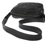 CHANEL シャネル ココマーク ブラック レディース レザー ショルダーバッグ Bランク 中古 銀蔵