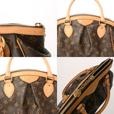 LOUIS VUITTON ルイヴィトン モノグラム ティボリ PM ブラウン M40143 レディース モノグラムキャンバス ハンドバッグ ABランク 中古 銀蔵