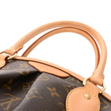 LOUIS VUITTON ルイヴィトン モノグラム ティボリ PM ブラウン M40143 レディース モノグラムキャンバス ハンドバッグ ABランク 中古 銀蔵