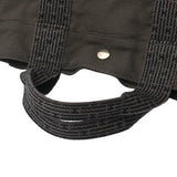 HERMES エルメス エールライン MM グレー ユニセックス ナイロン トートバッグ Bランク 中古 銀蔵