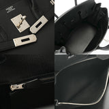 HERMES エルメス バーキン 35 黒 □K刻印(2007年頃) ユニセックス ヴォーエプソン ハンドバッグ ABランク 中古 銀蔵