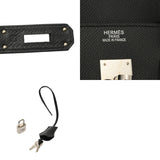 HERMES エルメス バーキン 35 黒 □K刻印(2007年頃) ユニセックス ヴォーエプソン ハンドバッグ ABランク 中古 銀蔵