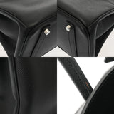 HERMES エルメス バーキン 35 黒 □K刻印(2007年頃) ユニセックス ヴォーエプソン ハンドバッグ ABランク 中古 銀蔵
