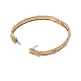 VAN CLEEF & ARPELS ヴァンクリーフ＆アーペル ペルレ スウィートクローバー VCARP6X400 レディース K18イエローゴールド YG ブレスレット Aランク 中古 銀蔵
