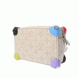 LOUIS VUITTON ルイヴィトン ミニ ソフトトランク クライミング 2022年 AW グレー M81606 レディース カーフレザー ショルダーバッグ 新同 中古 銀蔵