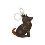 LOUIS VUITTON ルイヴィトン モノグラム ポルトクレアニマル ドッグ ブラウン MP1995 ユニセックス モノグラムキャンバス キーホルダー 新同 中古 銀蔵
