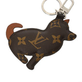 LOUIS VUITTON ルイヴィトン モノグラム ポルトクレアニマル ドッグ ブラウン MP1995 ユニセックス モノグラムキャンバス キーホルダー 新同 中古 銀蔵