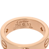 CARTIER カルティエ ラブリング 3PD #53 2026年3月修理明細 13号 レディース K18ピンクゴールド PG リング・指輪 Aランク 中古 銀蔵