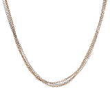 CARTIER カルティエ トリニティ 3連チェーン ユニセックス K18YG/PG/WG ネックレス Aランク 中古 銀蔵