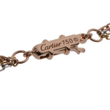 CARTIER カルティエ トリニティ 3連チェーン ユニセックス K18YG/PG/WG ネックレス Aランク 中古 銀蔵
