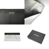 PRADA プラダ 二つ折財布 ブラック 1ML005 レディース サフィアーノ 二つ折り財布 ABランク 中古 銀蔵