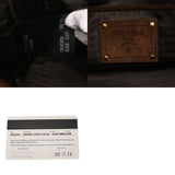 PRADA プラダ カナパトート レオパード/ネイビー レディース ハラコ デニム トートバッグ Bランク 中古 銀蔵