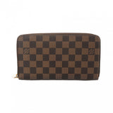 LOUIS VUITTON ルイヴィトン ダミエ ジッピーオーガナイザー ブラウン N60003 ユニセックス ダミエキャンバス 長財布 Bランク 中古 銀蔵