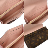 LOUIS VUITTON ルイヴィトン モノグラム ポルトフォイユサラ ローズバレリーヌ M62235 レディース モノグラムキャンバス 長財布 ABランク 中古 銀蔵