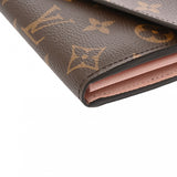 LOUIS VUITTON ルイヴィトン モノグラム ポルトフォイユサラ ローズバレリーヌ M62235 レディース モノグラムキャンバス 長財布 ABランク 中古 銀蔵