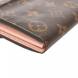 LOUIS VUITTON ルイヴィトン モノグラム ポルトフォイユサラ ローズバレリーヌ M62235 レディース モノグラムキャンバス 長財布 ABランク 中古 銀蔵