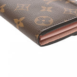 LOUIS VUITTON ルイヴィトン モノグラム ポルトフォイユサラ ローズバレリーヌ M62235 レディース モノグラムキャンバス 長財布 ABランク 中古 銀蔵