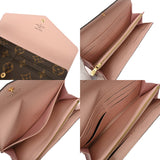 LOUIS VUITTON ルイヴィトン モノグラム ポルトフォイユサラ ローズバレリーヌ M62235 レディース モノグラムキャンバス 長財布 ABランク 中古 銀蔵
