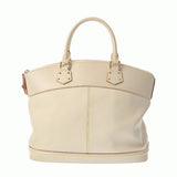 LOUIS VUITTON ルイヴィトン スハリ ロックイット MM 白 M91874 レディース レザー ハンドバッグ ABランク 中古 銀蔵