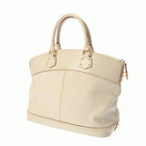 LOUIS VUITTON ルイヴィトン スハリ ロックイット MM 白 M91874 レディース レザー ハンドバッグ ABランク 中古 銀蔵