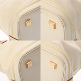 LOUIS VUITTON ルイヴィトン スハリ ロックイット MM 白 M91874 レディース レザー ハンドバッグ ABランク 中古 銀蔵