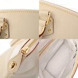 LOUIS VUITTON ルイヴィトン スハリ ロックイット MM 白 M91874 レディース レザー ハンドバッグ ABランク 中古 銀蔵