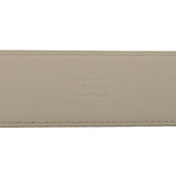 LOUIS VUITTON ルイヴィトン モノグラムプリズム サンチュール LVシェイプ ベルト サイズ85 シルバー M0219 メンズ レザー ベルト 新同 中古 銀蔵
