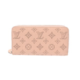 LOUIS VUITTON ルイヴィトン モノグラムマヒナ ジッピーウォレット マグノリア M61868 レディース マヒナレザー 長財布 Aランク 中古 銀蔵