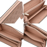 LOUIS VUITTON ルイヴィトン モノグラムマヒナ ジッピーウォレット マグノリア M61868 レディース マヒナレザー 長財布 Aランク 中古 銀蔵