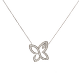 HARRY WINSTON ハリーウィンストン インフィニットリリークラスターペンダント レディース Pt950プラチナ ネックレス Aランク 中古 銀蔵