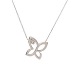 HARRY WINSTON ハリーウィンストン インフィニットリリークラスターペンダント レディース Pt950プラチナ ネックレス Aランク 中古 銀蔵