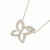 HARRY WINSTON ハリーウィンストン インフィニットリリークラスターペンダント レディース Pt950プラチナ ネックレス Aランク 中古 銀蔵