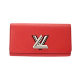 LOUIS VUITTON ルイヴィトン エピ ポルトフォイユ ツイスト コクリコ M61179 レディース レザー 長財布 ABランク 中古 銀蔵