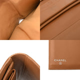 CHANEL シャネル マトラッセ 三ツ折長財布 ゴールド A31506 レディース キャビアスキン 長財布 Bランク 中古 銀蔵