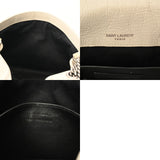 SAINT LAURENT サンローラン ニキベイビー アイボリー 633160 レディース レザー ハンドバッグ Bランク 中古 銀蔵