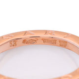 BVLGARI ブルガリ B-ZERO1 リング #53 11.5号 メンズ K18ピンクゴールド PG ホワイトセラミック リング・指輪 Aランク 中古 銀蔵