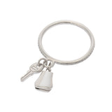 HERMES エルメス ケリークロシェットPM リング #53 ダイヤ 13号 レディース K18ホワイトゴールド WG リング・指輪 Aランク 中古 銀蔵
