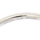 HERMES エルメス ケリークロシェットPM リング #53 ダイヤ 13号 レディース K18ホワイトゴールド WG リング・指輪 Aランク 中古 銀蔵