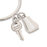 HERMES エルメス ケリークロシェットPM リング #53 ダイヤ 13号 レディース K18ホワイトゴールド WG リング・指輪 Aランク 中古 銀蔵