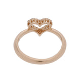 TIFFANY&Co. ティファニー ハートリング #1.5 ダイヤ ピンキーリング 1.5号 レディース K18イエローゴールド YG リング・指輪 Aランク 中古 銀蔵