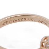 TIFFANY&Co. ティファニー ハートリング #1.5 ダイヤ ピンキーリング 1.5号 レディース K18イエローゴールド YG リング・指輪 Aランク 中古 銀蔵