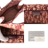 CHRISTIAN DIOR クリスチャンディオール ブックトート ラージ ボルドー ユニセックス キャンバス ハンドバッグ Bランク 中古 銀蔵