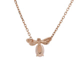 CHAUMET ショーメ アトラップ ネックレス ミツバチ ピンクオパール レディース K18ピンクゴールド PG ネックレス Aランク 中古 銀蔵