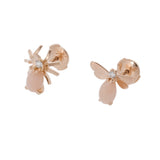 CHAUMET ショーメ アトラップ モワ ピアス ミツバチ 蜘蛛 ピンクオパール レディース K18ピンクゴールド PG ピアス Aランク 中古 銀蔵