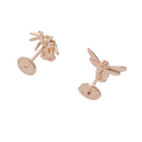 CHAUMET ショーメ アトラップ モワ ピアス ミツバチ 蜘蛛 ピンクオパール レディース K18ピンクゴールド PG ピアス Aランク 中古 銀蔵