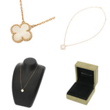 VAN CLEEF & ARPELS ヴァンクリーフ＆アーペル ヴィンテージ アルハンブラ マザーオブパール VCARA45900 レディース K18イエローゴールド YG ネックレス Aランク 中古 銀蔵