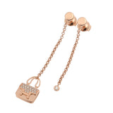 HERMES エルメス アミュレットピアス ダイヤ レディース K18ピンクゴールド PG ピアス Aランク 中古 銀蔵