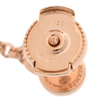 HERMES エルメス アミュレットピアス ダイヤ レディース K18ピンクゴールド PG ピアス Aランク 中古 銀蔵